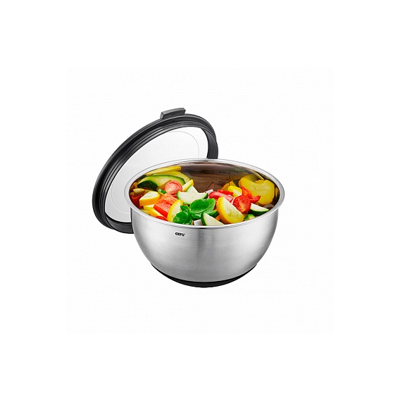 Миска 20 см. с крышкой нержавеющая сталь Muovo, GEFU 35040