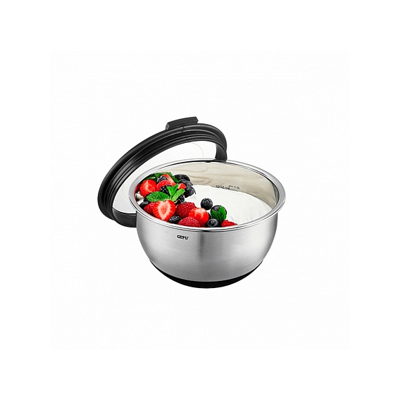 Миска 16 см. с крышкой нержавеющая сталь Muovo, GEFU 35030