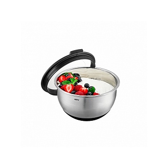 Миска 16 см. с крышкой нержавеющая сталь Muovo, GEFU 35030